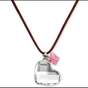 BNWT Swarovski Heart & Butterfly Necklace